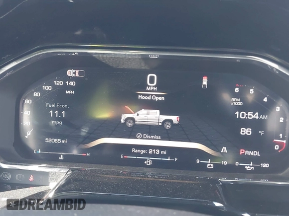 2024 GMC Sierra 1500 SLT with VIN 3GTPHDED1RG163954, listed as a IAAI auction lot 41548691 with 52,065 mi miles and . Bid and sale history available at DreamBid. Image 7.