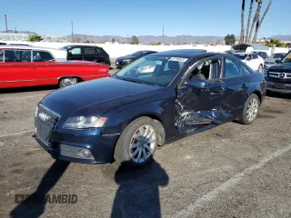 2010 Audi A4 2.0T Premium with VIN WAUBFAFL9AN029142, listed as a Copart auction lot 87766525 with 109,559 mi miles and Salvage Title. Bid and sale history available at carsss.com. Image 1.