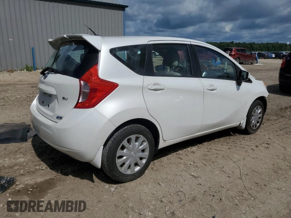 2015 Nissan Note SV with VIN 3N1CE2CP4FL359613, listed as a Copart auction lot 58637945 with Not provided miles and Salvage title. Bid and sale history available at DreamBid. Image 3.