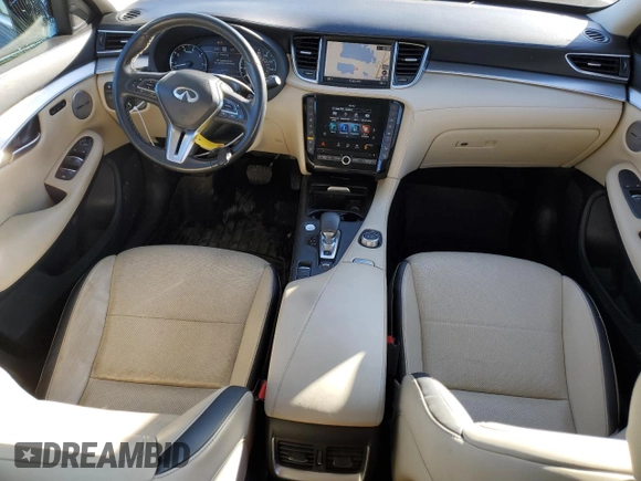 2021 Infiniti QX50 Essential z VIN 3PCAJ5CB7MF100390, wystawiony jako Copart lot #87265874 z przebiegiem 35 830 mil mil oraz Szkoda całkowita • Salvage title. Historia ofert i sprzedaży dostępna na DreamBid. Obrazek 8.