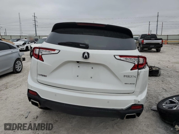 2024 Acura RDX w/Advance Package with VIN 5J8TC2H72RL012715, listed as a Copart auction lot 72813804 with 3,737 mi miles and Salvage Title. Bid and sale history available at carsss.com. Image 6.