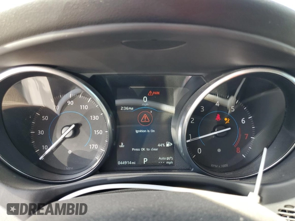 2017 Jaguar XE 35t Premium with VIN SAJAD4BVXHA971944, listed as a Copart auction lot 48487655 with 44,914 mi miles and Salvage Title. Bid and sale history available at DreamBid. Image 9.