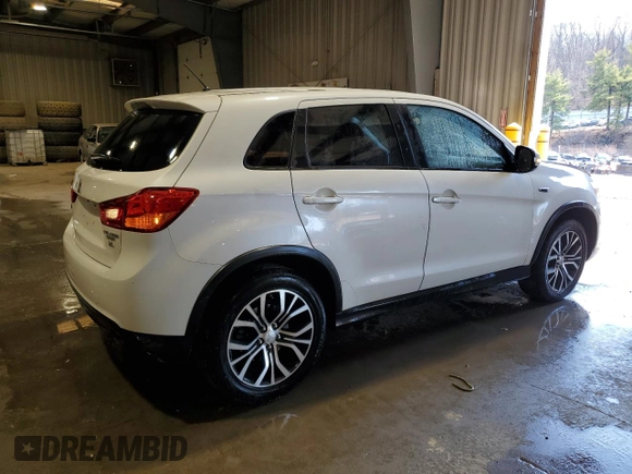 2016 Mitsubishi Outlander Sport 2.4 ES with VIN JA4AR3AW2GZ025187, listed as a Copart auction lot 48677975 with 133,172 mi miles and Salvage Title. Bid and sale history available at carsss.com. Image 3.