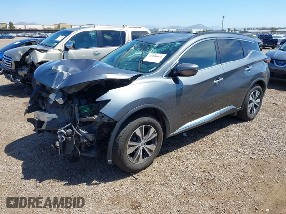 2020 Nissan Murano SV with VIN 5N1AZ2BS2LN105890, listed as a IAAI auction lot 42006036 with 157,369 mi miles and . Bid and sale history available at DreamBid. Image 18.