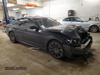 2020 BMW 5 Series 540i xDrive with VIN WBAJS3C07LWW68016, listed as a Copart auction lot 84332374 with Not provided miles and Salvage title. Bid and sale history available at DreamBid. Image 4.