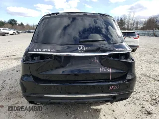 2021 Mercedes-Benz GLS 450 with VIN 4JGFF5KE3MA424413, listed as a Copart auction lot 45799114 with 31,631 mi miles and . Bid and sale history available at DreamBid. Image 6.