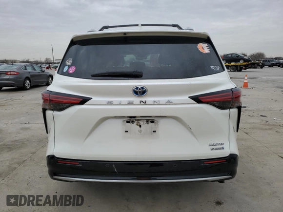 2021 Toyota Sienna Limited with VIN 5TDZRKEC9MS043492, listed as a Copart auction lot 42802965 with 85,190 mi miles and Salvage Title. Bid and sale history available at carsss.com. Image 6.