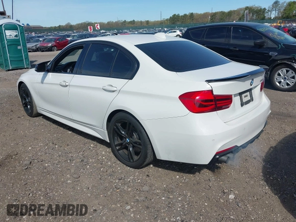2017 BMW 3 Series 330i with VIN WBA8B9G32HNU52805, listed as a IAAI auction lot 42139448 with 136,333 mi miles. Bid and sale history available at carsss.com. Image 3.