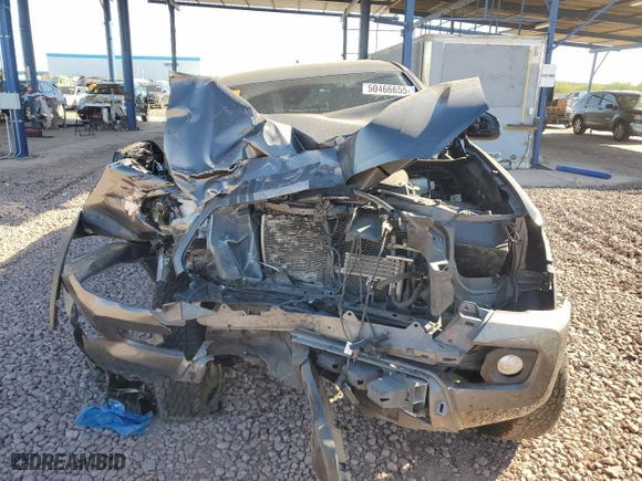 2020 Toyota Tacoma 4WD SR5 with VIN 5TFCZ5AN7LX217440, listed as a Copart auction lot 50466655 with 78,284 mi miles and Salvage Title. Bid and sale history available at carsss.com. Image 5.