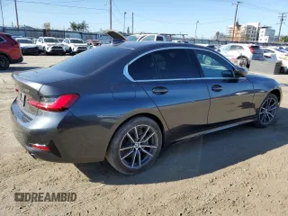 2021 BMW 3 Series 330i with VIN 3MW5R1J02M8B49793, listed as a Copart auction lot 49740925 with 42,281 mi miles and Salvage Title. Bid and sale history available at carsss.com. Image 3.