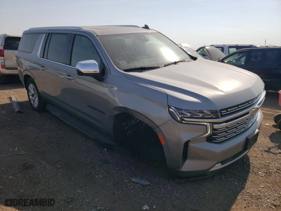 2024 Chevrolet Suburban Premier with VIN 1GNSKFKD4RR245602, listed as a Copart auction lot 74384904 with 3,829 mi miles and Salvage Title. Bid and sale history available at carsss.com. Image 4.