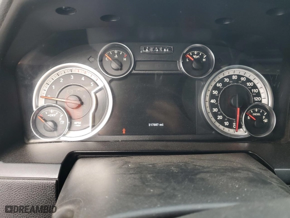 2013 Ram 2500 Laramie with VIN 3C6UR5FL7DG517729, listed as a Copart auction lot 79137974 with 217,387 mi miles and Salvage Title. Bid and sale history available at carsss.com. Image 9.