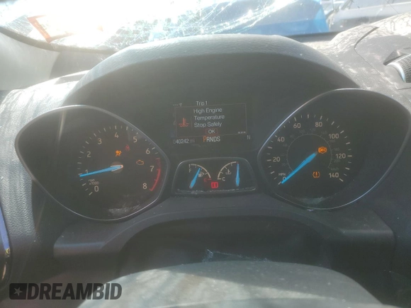 2017 Ford Escape Titanium with VIN 1FMCU9J99HUB91050, listed as a Copart auction lot 50407245 with 40,242 mi miles and Salvage Title. Bid and sale history available at carsss.com. Image 9.