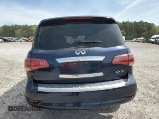 2017 Infiniti QX80 with VIN JN8AZ2NF8H9644229, listed as a Copart auction lot 50521545 with 141,122 mi miles and Salvage Title. Bid and sale history available at carsss.com. Image 6.