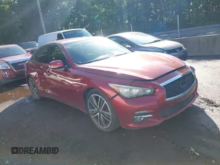2014 Infiniti Q50 z VIN JN1BV7AP6EM670511, wystawiony jako IAAI lot #42552121 z przebiegiem 156 440 mil mil oraz . Historia ofert i sprzedaży dostępna na DreamBid. Obrazek 1.