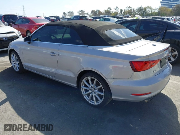2015 Audi A3 1.8T Premium with VIN WAU6CLFF4F1108281, listed as a IAAI auction lot 41703182 with 126,768 mi miles. Bid and sale history available at carsss.com. Image 3.