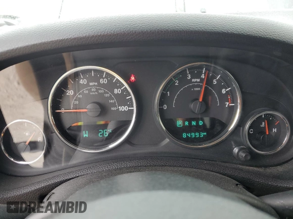 2017 Jeep Wrangler Unlimited Sahara с VIN 1C4BJWEG5HL543868, выставлен на аукционе Copart как лот 55206845 с пробегом 84 993 миль миль и Списание • Salvage title. История ставок и продаж доступна на DreamBid. Изображение 9.