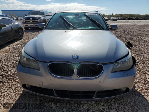 2004 BMW 5 Series 530i with VIN WBANA73564B057328, listed as a Copart auction lot 43020595 with 155,003 mi miles and Salvage Title. Bid and sale history available at DreamBid. Image 5.