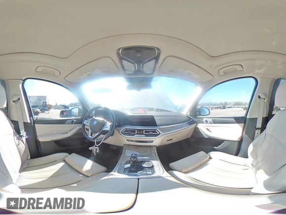 2019 BMW X7 xDrive40i with VIN 5UXCW2C50KL086103, listed as a Copart auction lot 48360425 with 151,031 mi miles and Salvage Title. Bid and sale history available at carsss.com. Image 15.