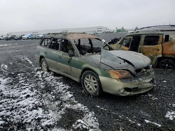 2000 Subaru Legacy Wagon Outback w/RB Equip with VIN 4S3BH6657Y6624345, listed as a Copart auction lot 86137894 with 0 mi miles and Salvage Title. Bid and sale history available at carsss.com. Image 12.