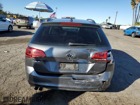 2015 Volkswagen Golf SportWagen TDI S with VIN 3VWCA7AUXFM516812, listed as a Copart auction lot 88366215 with 127,515 mi miles and Salvage Title. Bid and sale history available at carsss.com. Image 6.