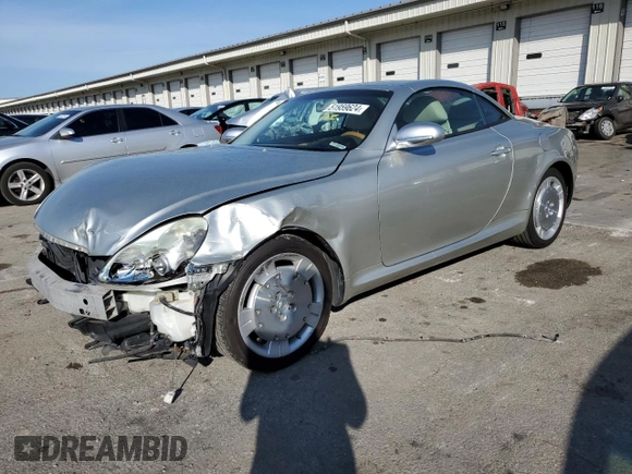 2002 Lexus SC with VIN JTHFN48Y020014026, listed as a Copart auction lot 51959624 with 210,155 mi miles and Salvage Title. Bid and sale history available at carsss.com. Image 1.
