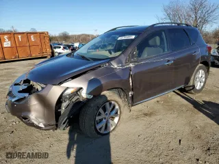 2011 Nissan Murano SL with VIN JN8AZ1MW4BW159672, listed as a Copart auction lot 45765885 with 157,390 mi miles and Salvage Title. Bid and sale history available at carsss.com. Image 1.