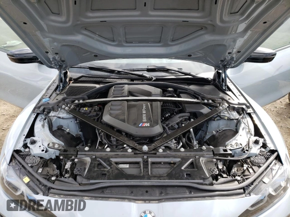 2021 BMW M4 Competition with VIN WBS33AZ08MCG80260, listed as a Copart auction lot 40392163 with 33,027 mi miles. Bid and sale history available at carsss.com. Image 11.