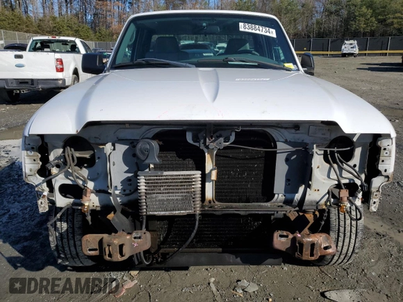 2007 Ford Ranger XL Fleet with VIN 1FTYR10E57PA66670, listed as a Copart auction lot 83884734 with 171,282 mi miles and Salvage Title. Bid and sale history available at carsss.com. Image 5.