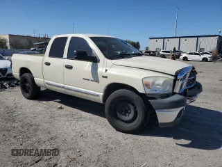 2007 Dodge 1500 SLT with VIN 1D7HA18217J608051, listed as a Copart auction lot 49930785 with Not Provided miles and Salvage Title. Bid and sale history available at DreamBid. Image 4.