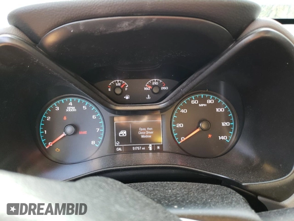 2021 Chevrolet Colorado 2WD Work Truck with VIN 1GCGSBEN8M1299200, listed as a Copart auction lot 41637655 with 51,757 mi miles and Salvage title. Bid and sale history available at DreamBid. Image 9.