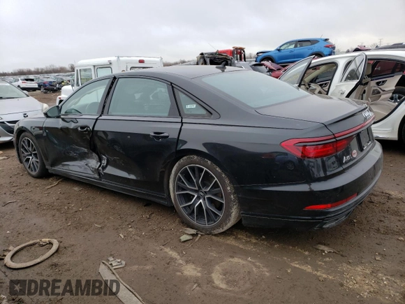 2020 Audi A8 L with VIN WAU8EAF85LN012690, listed as a Copart auction lot 44290193 with 50,909 mi miles. Bid and sale history available at carsss.com. Image 2.
