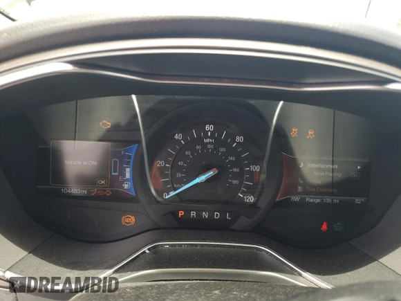 2017 Ford Fusion Hybrid SE z VIN 3FA6P0LU6HR319103, wystawiony jako Copart lot #58494695 z przebiegiem 104 483 mil mil oraz Szkoda całkowita • Salvage title. Historia ofert i sprzedaży dostępna na DreamBid. Obrazek 9.