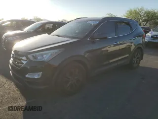 2014 Hyundai Santa Fe z VIN 5XYZU3LB8EG134573, wystawiony jako Copart lot #57966915 z przebiegiem 55 022 mil mil oraz Szkoda całkowita • Salvage title. Historia ofert i sprzedaży dostępna na DreamBid. Obrazek 1.