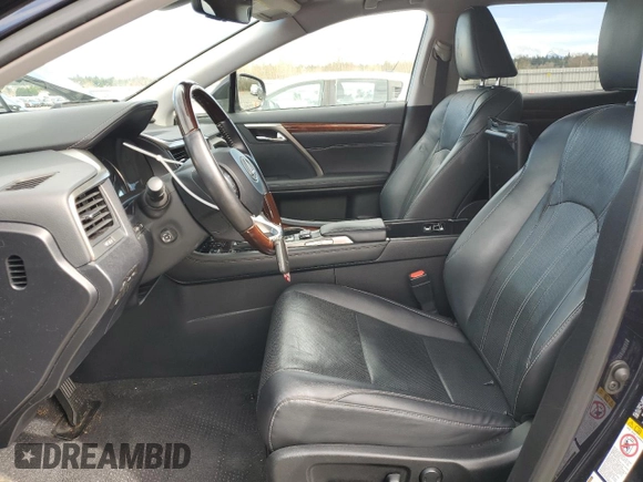 2018 Lexus RX with VIN JTJDZKCA5J2003907, listed as a Copart auction lot 50665245 with 89,602 mi miles and Salvage Title. Bid and sale history available at carsss.com. Image 7.