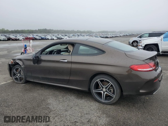 2017 Mercedes-Benz C 300 with VIN WDDWJ4KB6HF437903, listed as a Copart auction lot 56175645 with 74,715 mi miles and Salvage title. Bid and sale history available at DreamBid. Image 2.