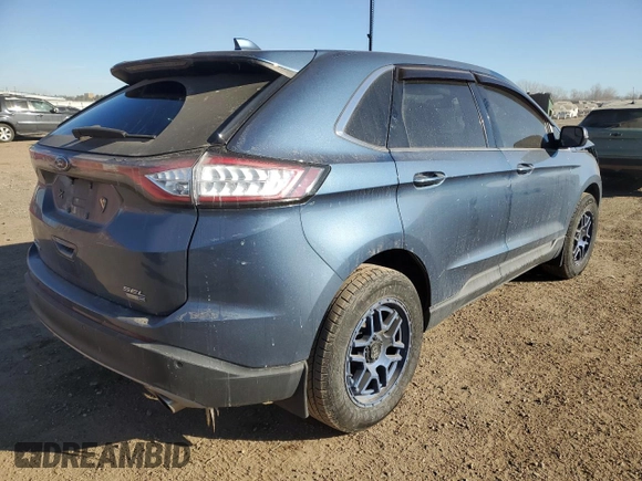 2018 Ford Edge SEL with VIN 2FMPK4J92JBC45696, listed as a Copart auction lot 87938425 with 54,295 mi miles and Salvage Title. Bid and sale history available at carsss.com. Image 3.
