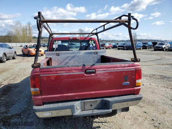 1994 Ford Ranger XL with VIN 1FTCR15U4RPB42229, listed as a Copart auction lot 51873485 with 218,376 mi miles and Clean Title. Bid and sale history available at carsss.com. Image 6.
