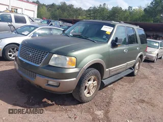 2003 Ford Expedition Eddie Bauer with VIN 1FMEU17LX3LA04393, listed as a IAAI auction lot 41833981 with 1 mi miles. Bid and sale history available at carsss.com. Image 2.