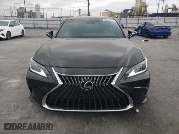 2023 Lexus ES 350 with VIN 58ADZ1B1XPU147601, listed as a Copart auction lot 53552325 with 43,493 mi miles and Salvage Title. Bid and sale history available at DreamBid. Image 5.