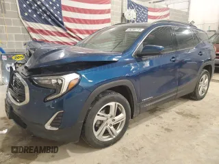 2020 GMC Terrain SLE with VIN 3GKALTEV3LL293695, listed as a Copart auction lot 89290775 with 66,658 mi miles and Salvage Title. Bid and sale history available at carsss.com. Image 1.