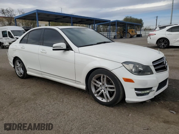 2014 Mercedes-Benz C 250 Sport with VIN WDDGF4HB4EG217324, listed as a Copart auction lot 50651105 with 106,304 mi miles and Salvage Title. Bid and sale history available at DreamBid. Image 4.