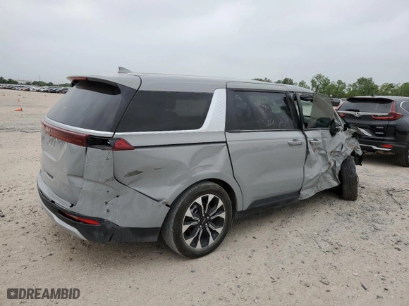 2024 Kia Carnival EX with VIN KNDNC5H33R6433489, listed as a Copart auction lot 50169475 with 13,894 mi miles and Salvage Title. Bid and sale history available at carsss.com. Image 3.
