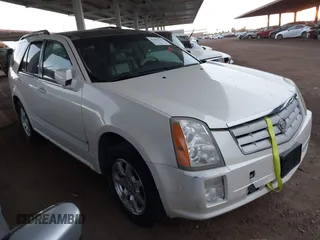 2008 Cadillac SRX AWD with VIN 1GYEE637X80102608, listed as a IAAI auction lot 41451221 with 151,552 mi miles. Bid and sale history available at carsss.com. Image 1.