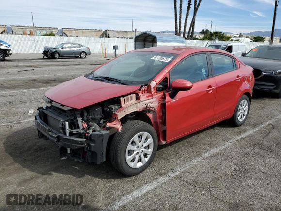 2017 Kia Rio LX with VIN KNADM4A39H6072634, listed as a Copart auction lot 47130575 with 67,465 mi miles and Salvage Title. Bid and sale history available at carsss.com. Image 1.