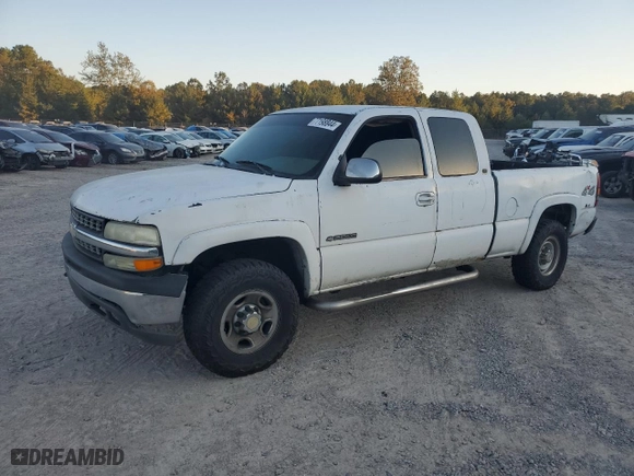 1999 Chevrolet Silverado 2500 LS with VIN 1GCGK29U0XE230564, listed as a Copart auction lot 77198844 with 245,503 mi miles and Salvage Title. Bid and sale history available at carsss.com. Image 1.