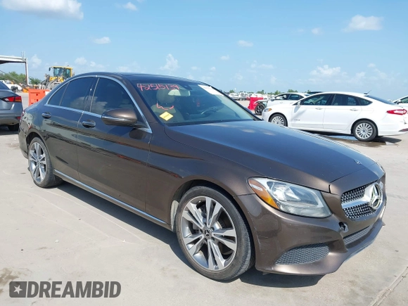 2017 Mercedes-Benz C 300 with VIN WDDWF4JB7HR308019, listed as a IAAI auction lot 42515139 with 138,903 mi miles and . Bid and sale history available at DreamBid. Image 1.
