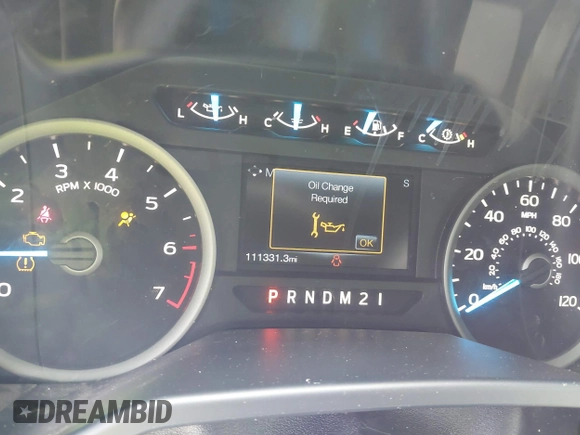 2016 Ford F-150 XL with VIN 1FTEX1CP1GKF55571, listed as a IAAI auction lot 41869409 with 111,331 mi miles and . Bid and sale history available at carsss.com. Image 7.