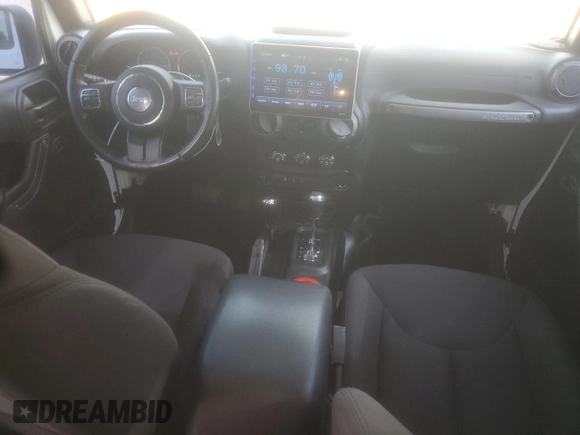 2017 Jeep Wrangler Unlimited Sport with VIN 1C4BJWDG6HL709901, listed as a Copart auction lot 55262645 with 100,887 mi miles and Salvage title. Bid and sale history available at DreamBid. Image 8.
