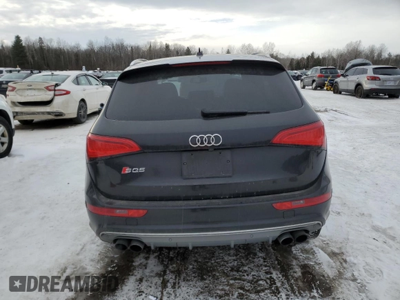 2014 Audi Q5 with VIN WA1LGCFPXEA088761, listed as a Copart auction lot 42481315 with 161,530 mi miles and Salvage title. Bid and sale history available at DreamBid. Image 6.
